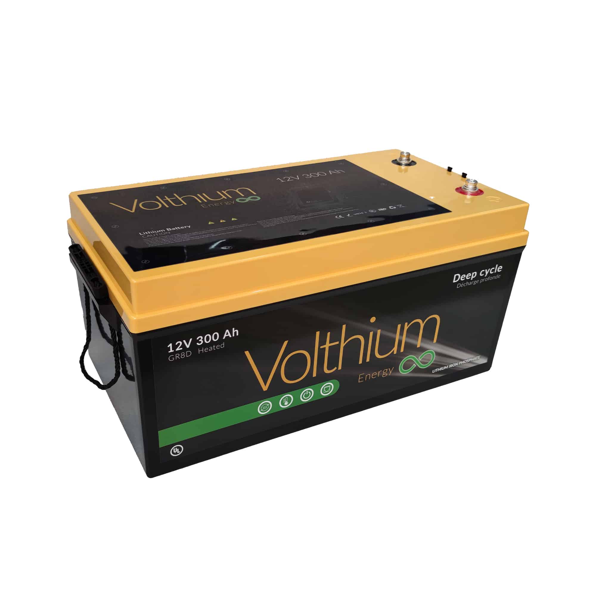 12V Volthium 300ah Lithium Battery (Self-Heating)