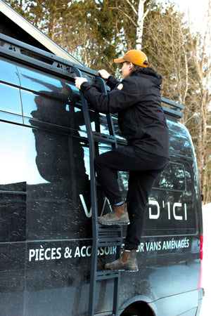 Side ladder - Mercedes Sprinter 144/170 high roof