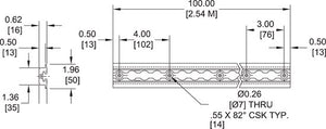 L-Track 100" - Recessed